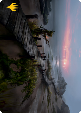 Deserted Beach Art Card (Gold-Stamped Signature) [Innistrad: Midnight Hunt Art Series] | Good Games Adelaide SA