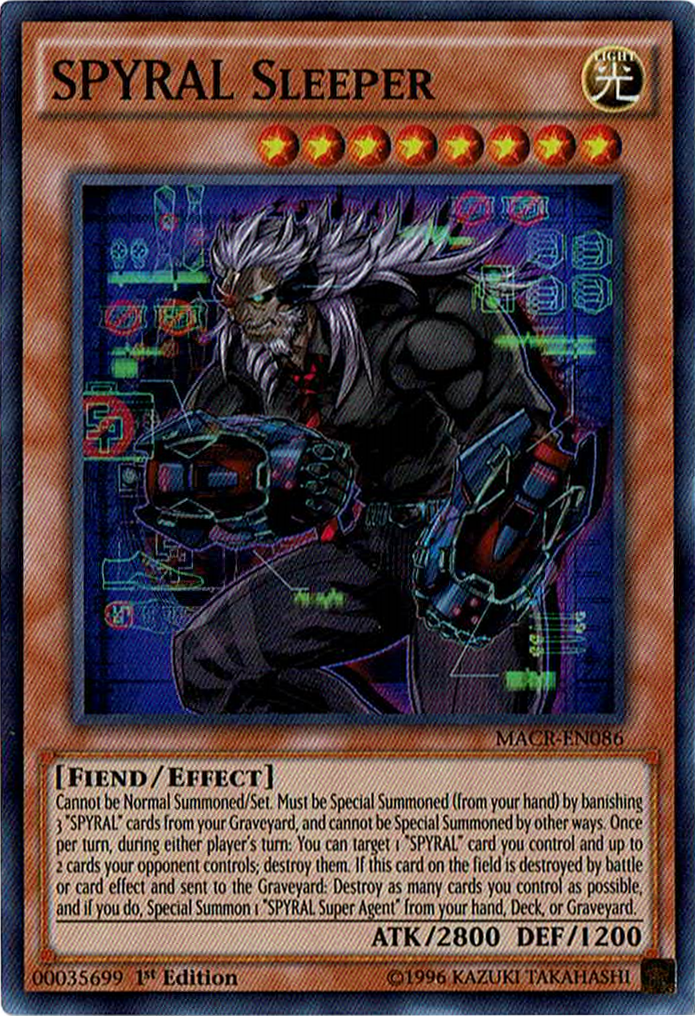SPYRAL Sleeper [MACR-EN086] Super Rare | Good Games Adelaide SA
