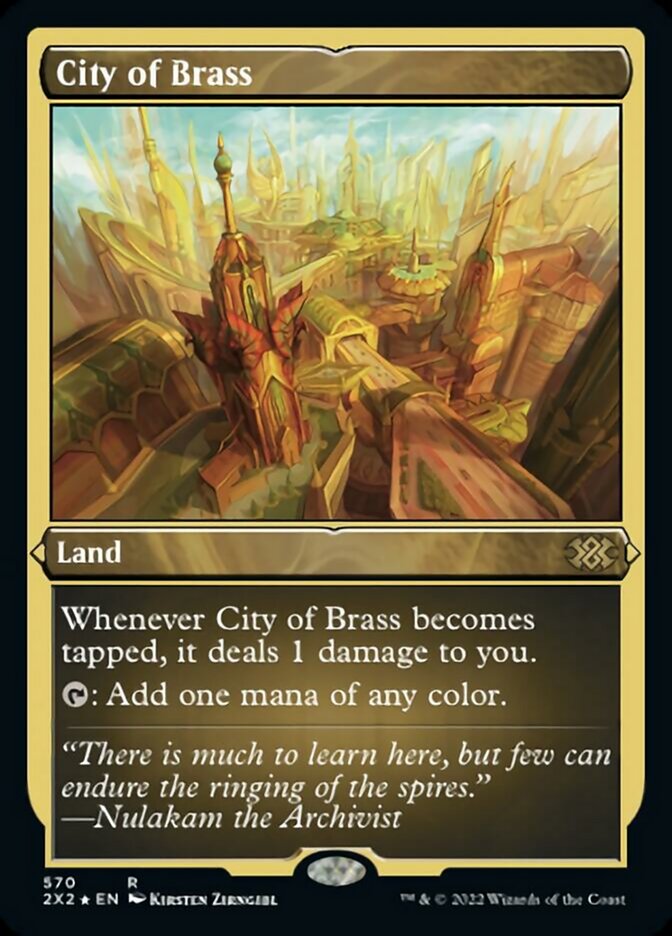 City of Brass (Foil Etched) [Double Masters 2022] | Good Games Adelaide SA