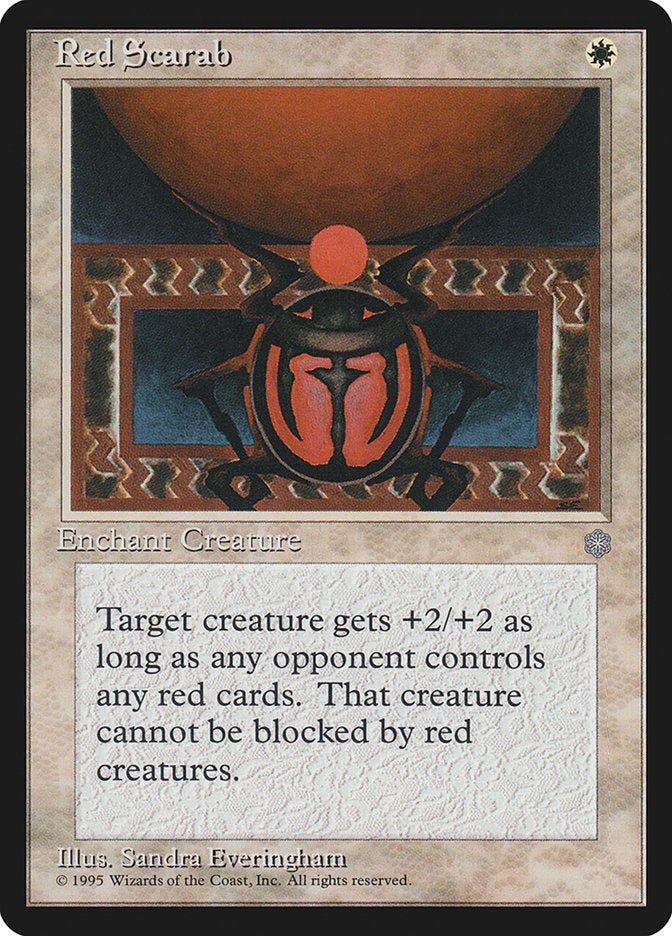 Red Scarab  (Ice Age)  | Good Games Adelaide SA
