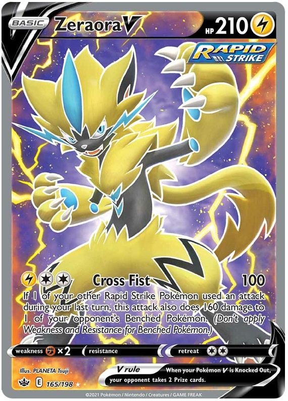 Zeraora V (165/198) [Sword & Shield: Chilling Reign] | Good Games Adelaide SA