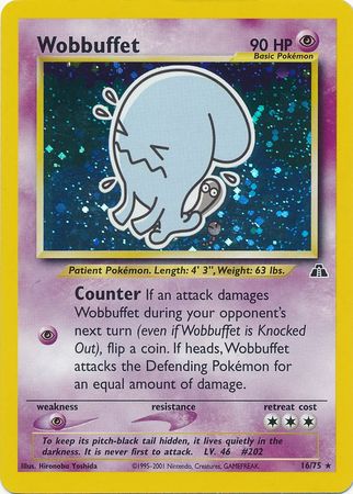 Wobbuffet (16/75) [Neo Discovery Unlimited] | Good Games Adelaide SA