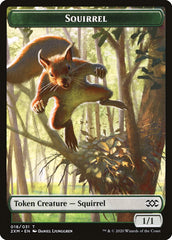 Demon // Squirrel Double-sided Token [Double Masters Tokens] | Good Games Adelaide SA