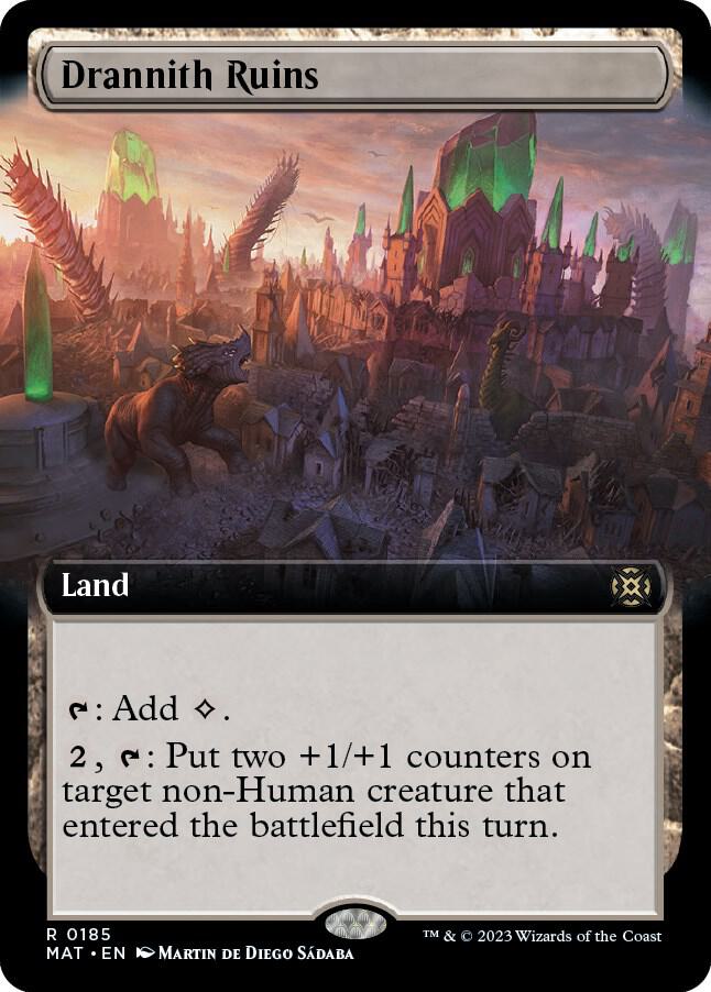 Drannith Ruins Extended Art 185 (March of the Machine: The Aftermath)  | Good Games Adelaide SA