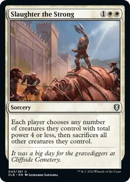 Slaughter the Strong 43 (Commander Legends: Battle for Baldur's Gate)  | Good Games Adelaide SA