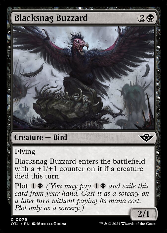 Blacksnag Buzzard 79 (Outlaws of Thunder Junction)  | Good Games Adelaide SA