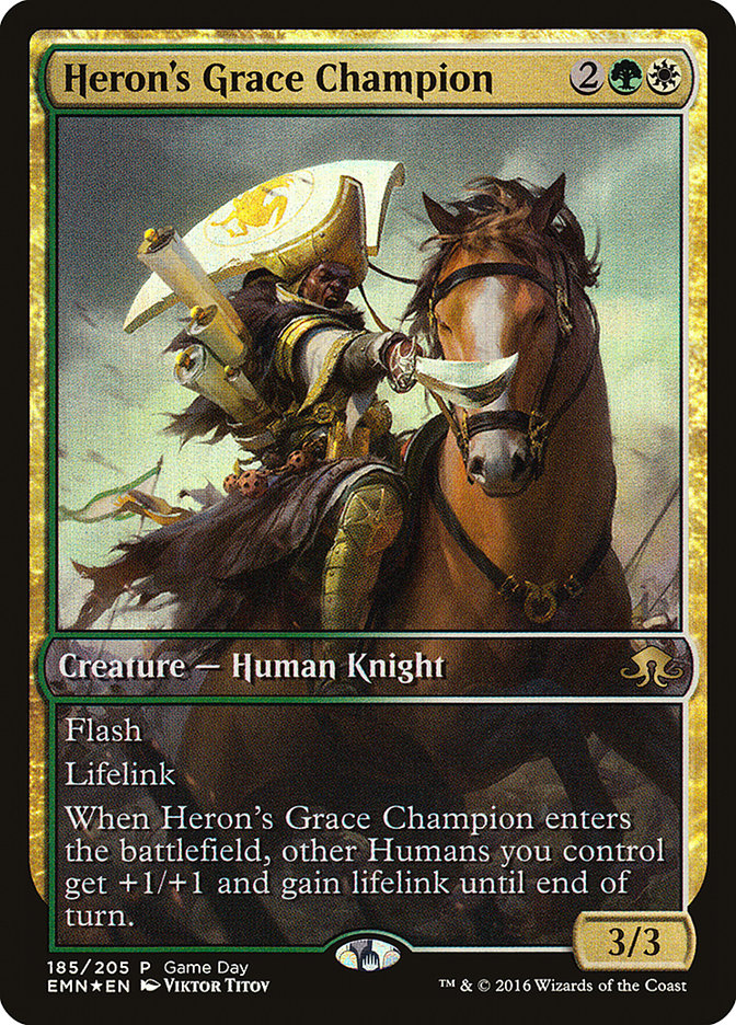 Heron's Grace Champion [Eldritch Moon Promos] | Good Games Adelaide SA