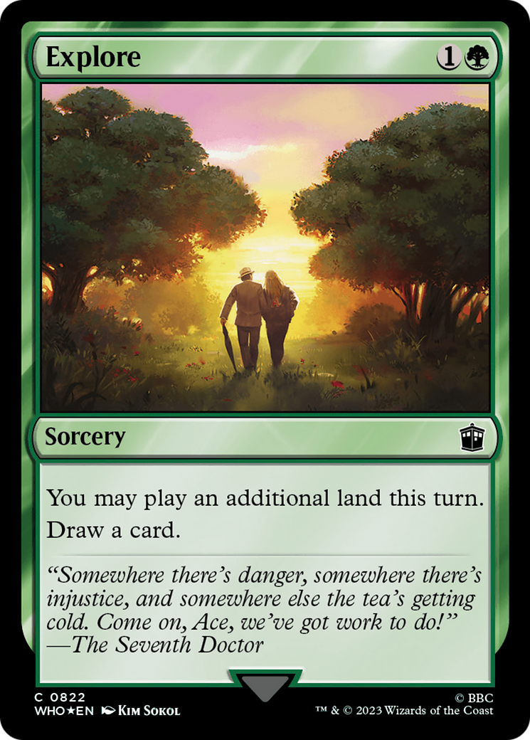 Explore (Surge Foil) [Doctor Who] | Good Games Adelaide SA