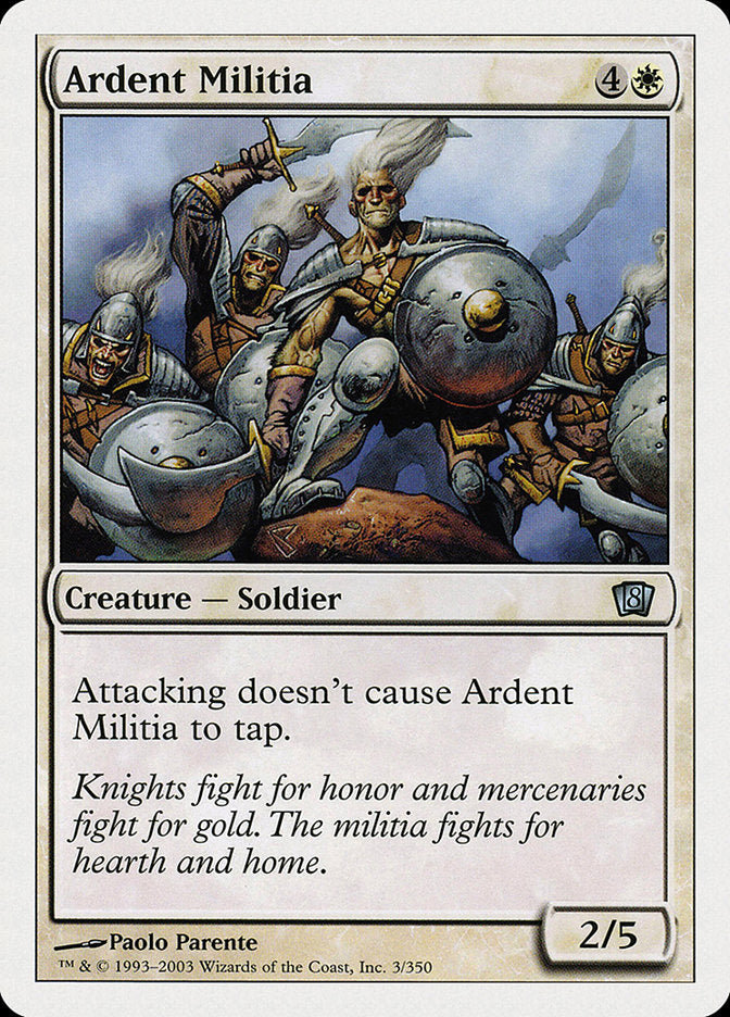 Ardent Militia 3 (8th Edition)  | Good Games Adelaide SA