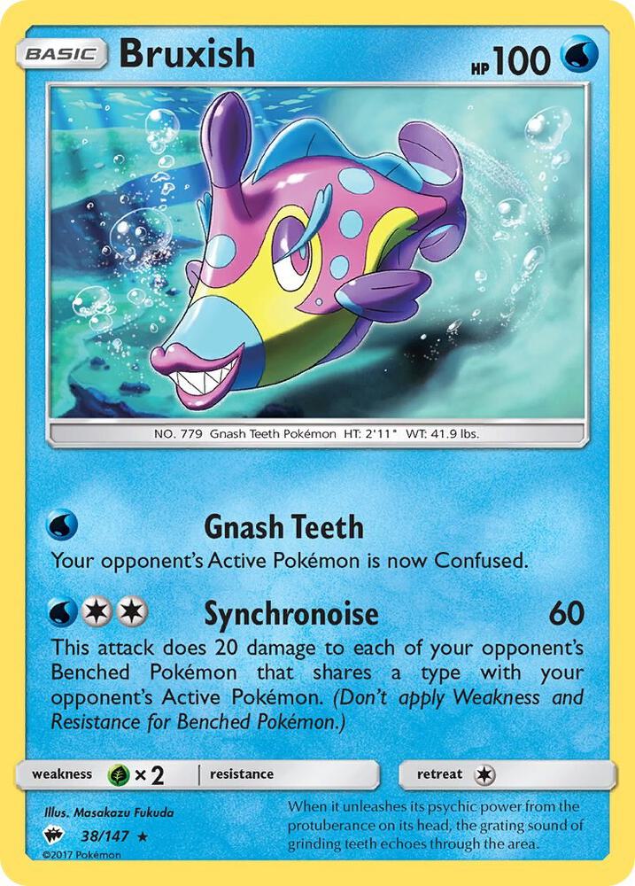 Bruxish 38/147 (SM - Burning Shadows)  | Good Games Adelaide SA