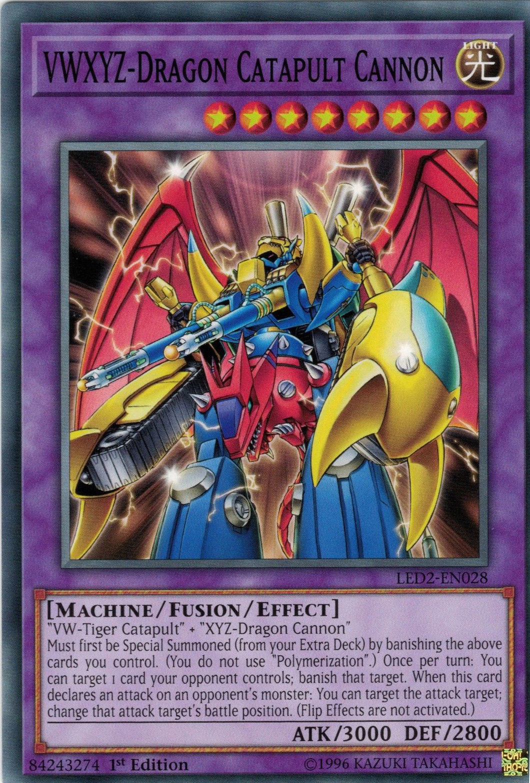 VWXYZ-Dragon Catapult Cannon [LED2-EN028] Common | Good Games Adelaide SA