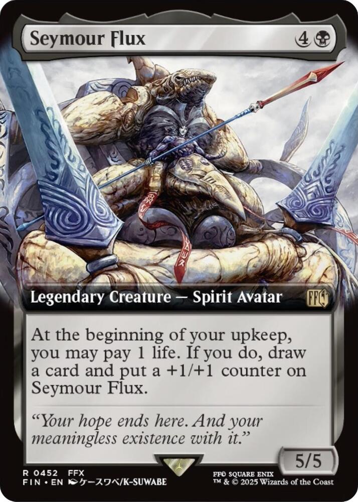 Seymour Flux Extended Art 452 (FINAL FANTASY)  - Foil | Good Games Adelaide SA