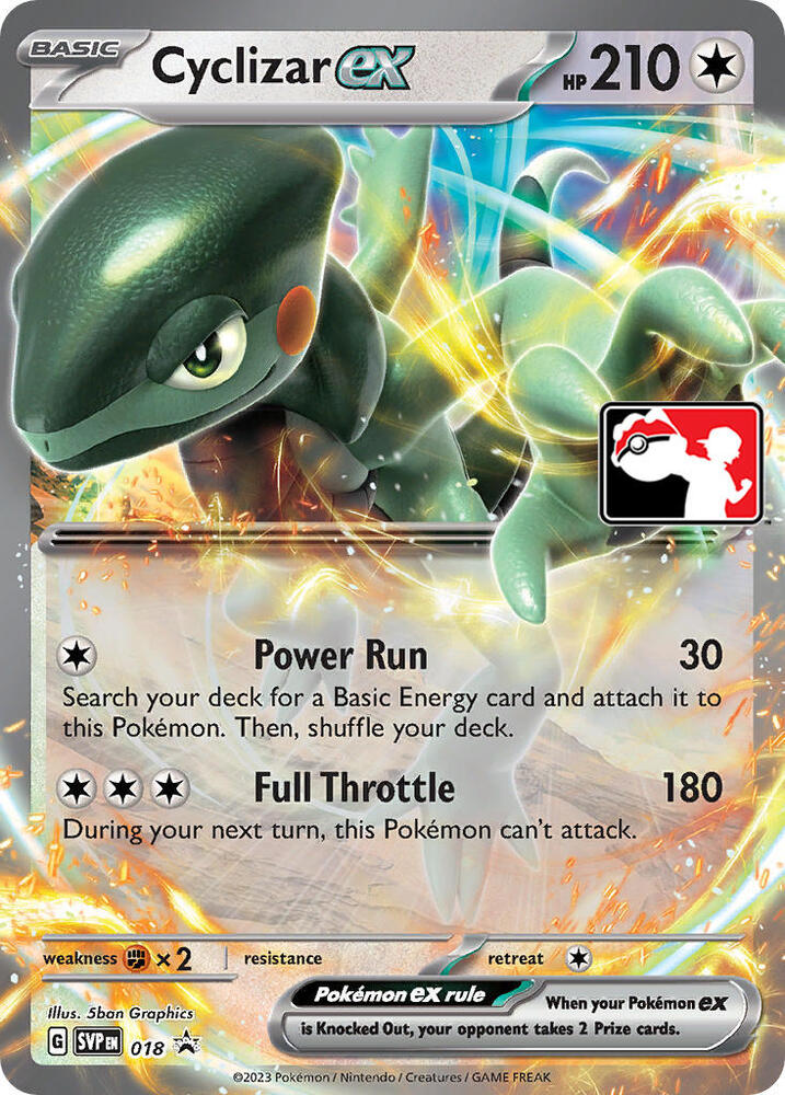Cyclizar ex Series 3 018 (Prize Pack Series Cards)  - Holofoil | Good Games Adelaide SA