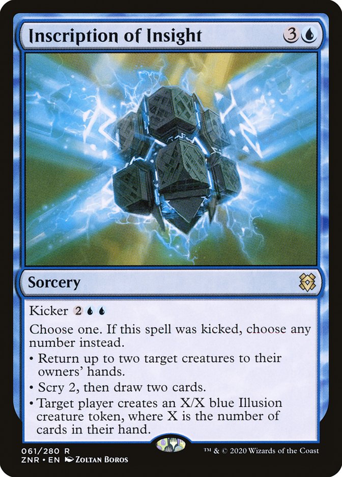 Inscription of Insight 61 (Zendikar Rising)  | Good Games Adelaide SA
