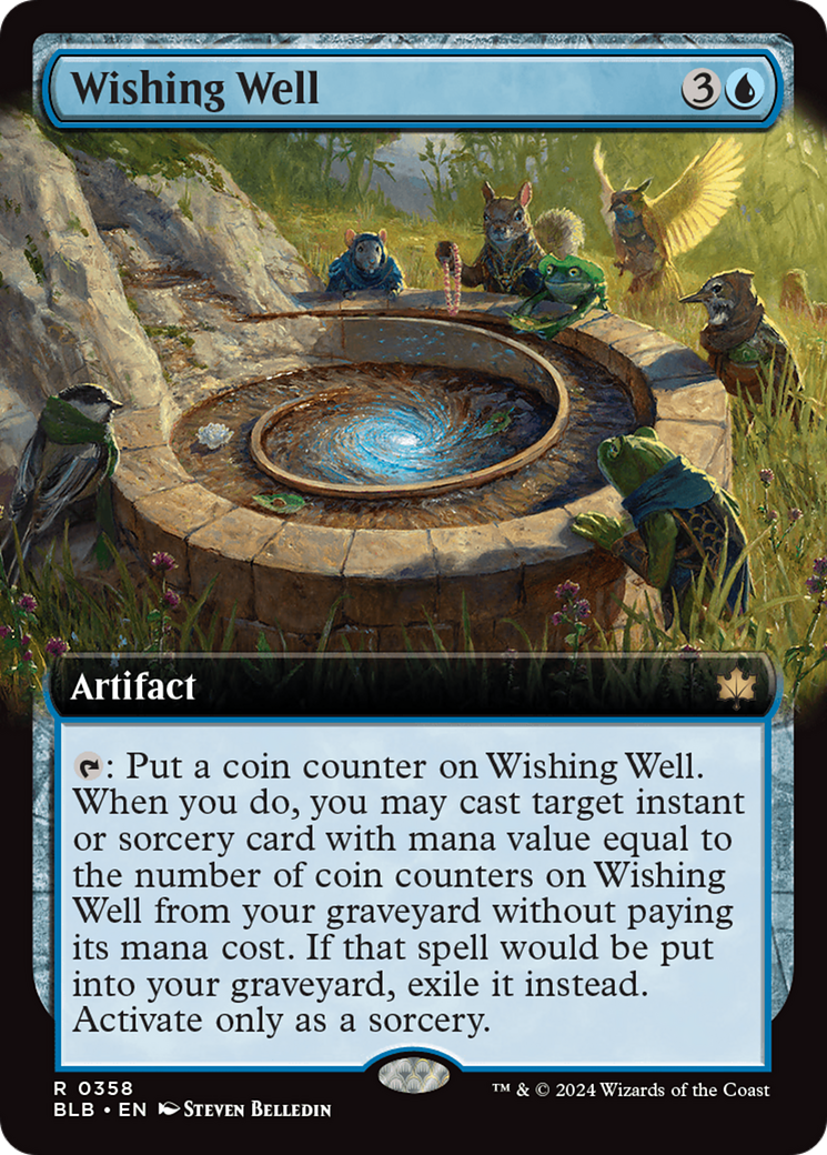 Wishing Well (Extended Art) [Bloomburrow] | Good Games Adelaide SA