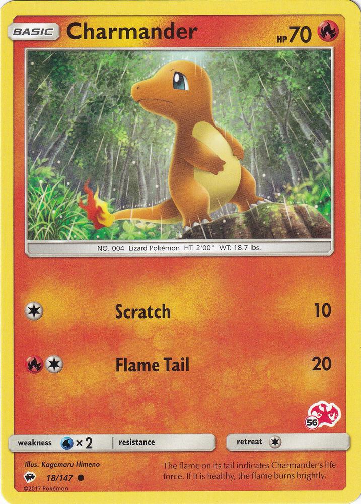 Charmander 18 147 56 Charizard Stamped 018/147 (Battle Academy)  | Good Games Adelaide SA