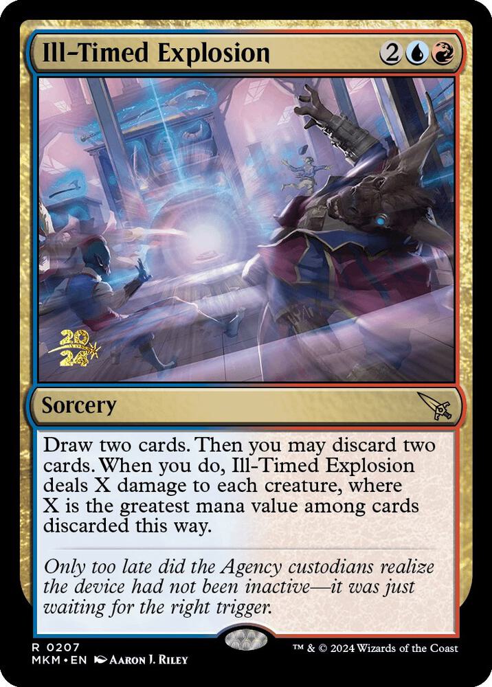 Ill Timed Explosion 207 (Prerelease Cards)  - Foil | Good Games Adelaide SA