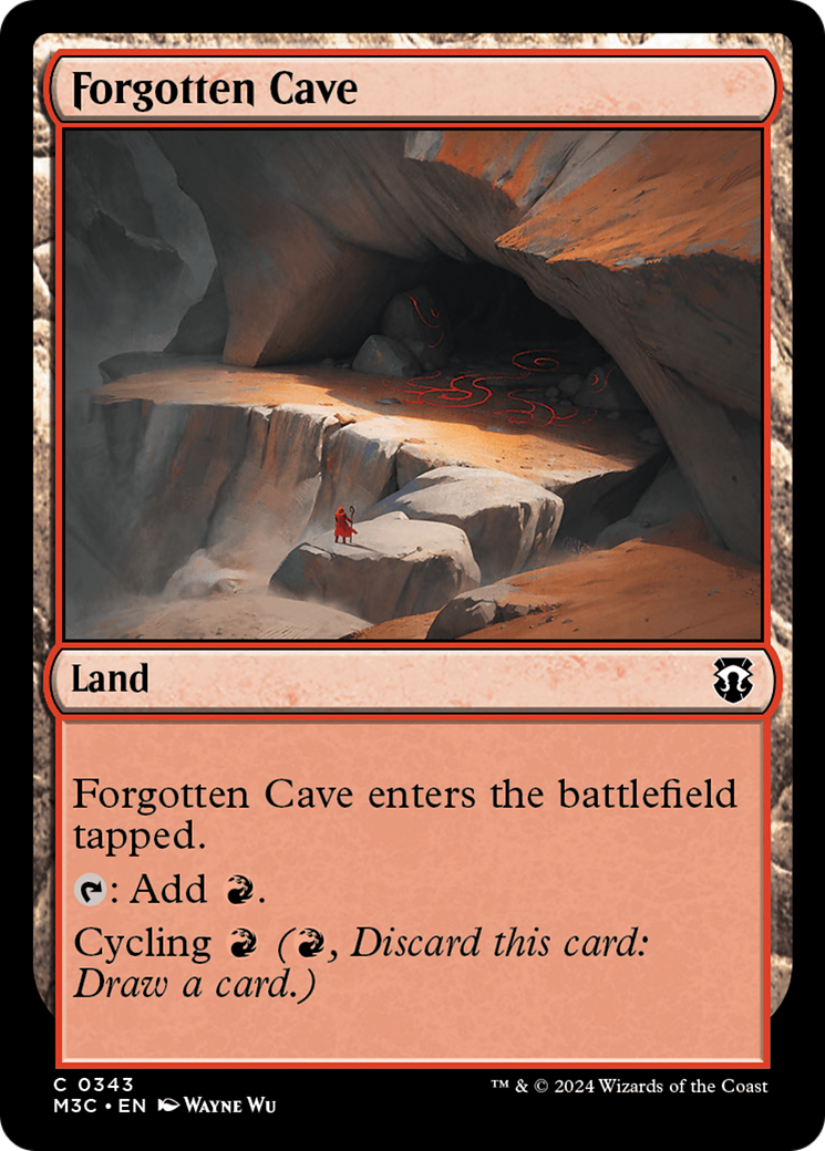 Forgotten Cave (Ripple Foil) [Modern Horizons 3 Commander] | Good Games Adelaide SA