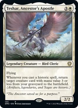 Teshar Ancestors Apostle 105 (Commander: Dominaria United)  | Good Games Adelaide SA