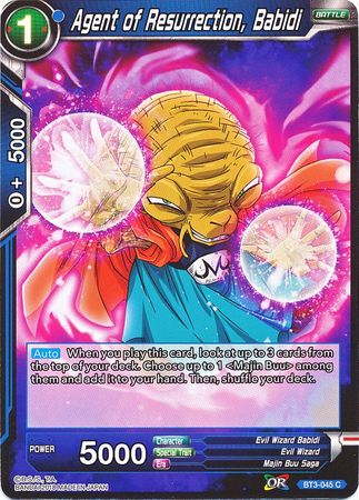 Agent of Resurrection, Babidi [BT3-045] | Good Games Adelaide SA