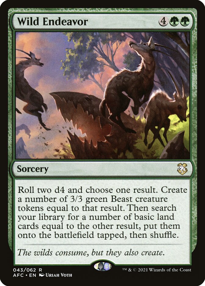 Wild Endeavor 43 (Commander: Adventures in the Forgotten Realms)  | Good Games Adelaide SA