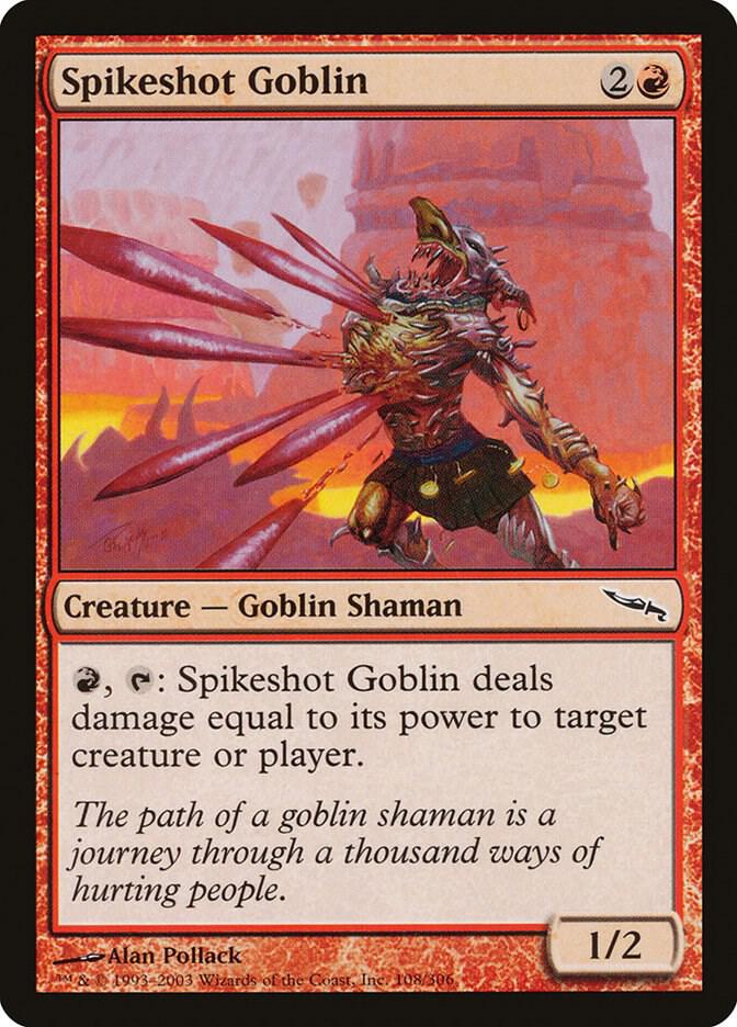 Spikeshot Goblin 108 (Mirrodin)  - Foil | Good Games Adelaide SA