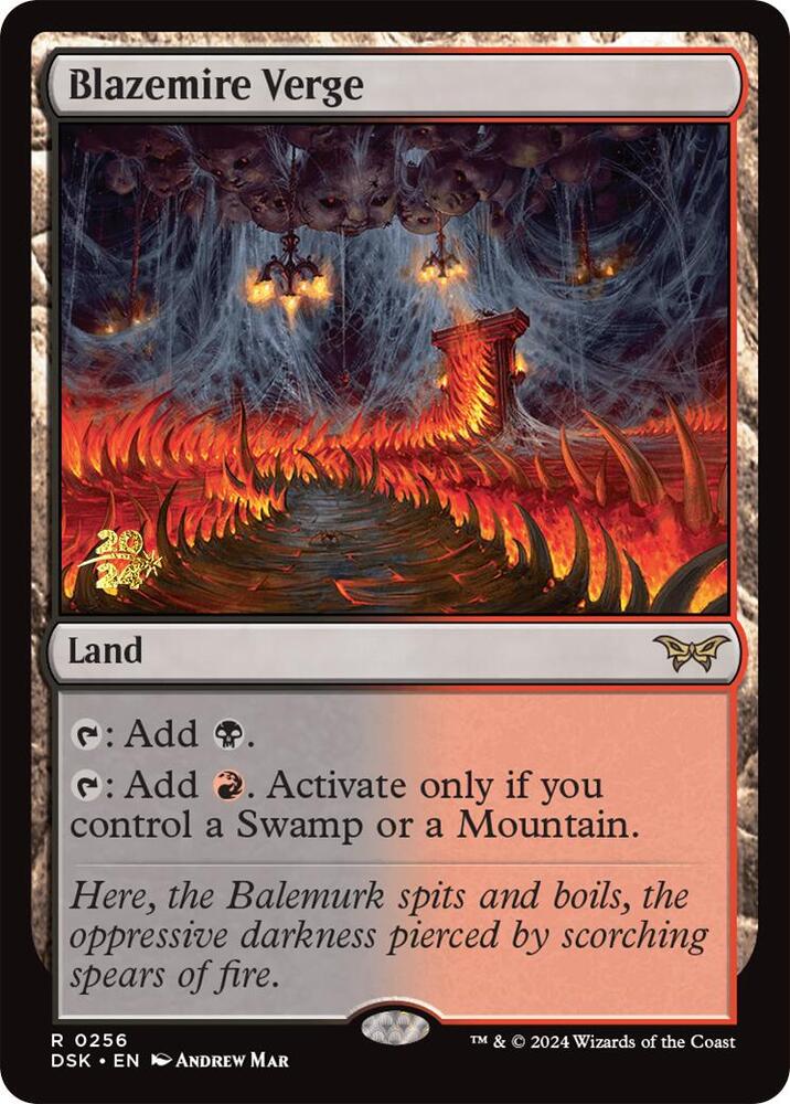 Blazemire Verge 256 (Prerelease Cards)  - Foil | Good Games Adelaide SA