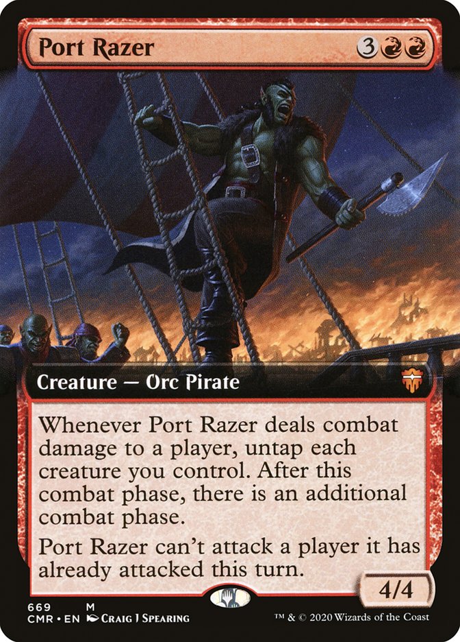 Port Razer (Extended Art) [Commander Legends] | Good Games Adelaide SA