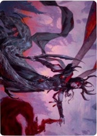 Drana, the Last Bloodchief Art Card [Zendikar Rising Art Series] | Good Games Adelaide SA