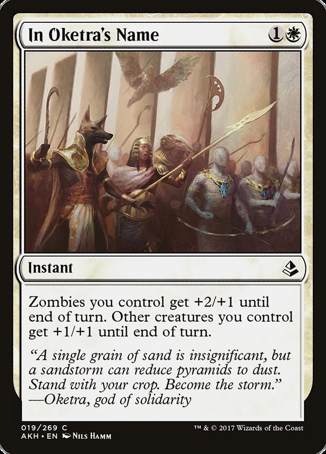 In Oketra's Name 19 (Amonkhet)  - Foil | Good Games Adelaide SA
