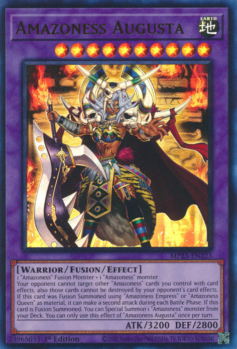 Amazoness Augusta [MP23-EN223] Ultra Rare | Good Games Adelaide SA