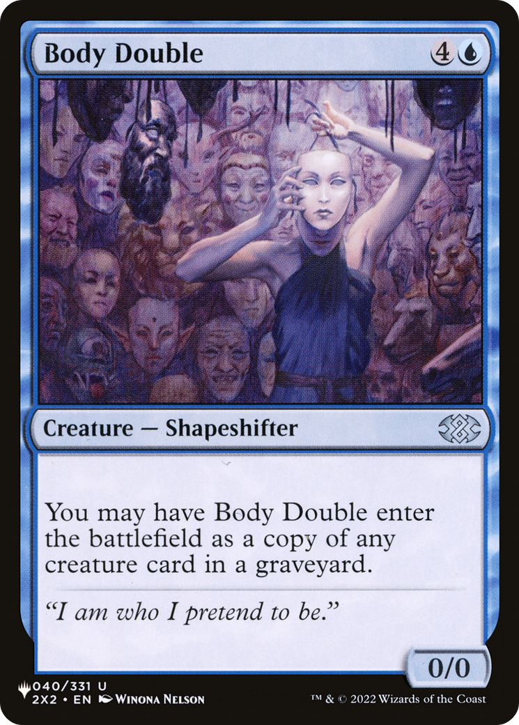 Body Double [The List Reprints] | Good Games Adelaide SA