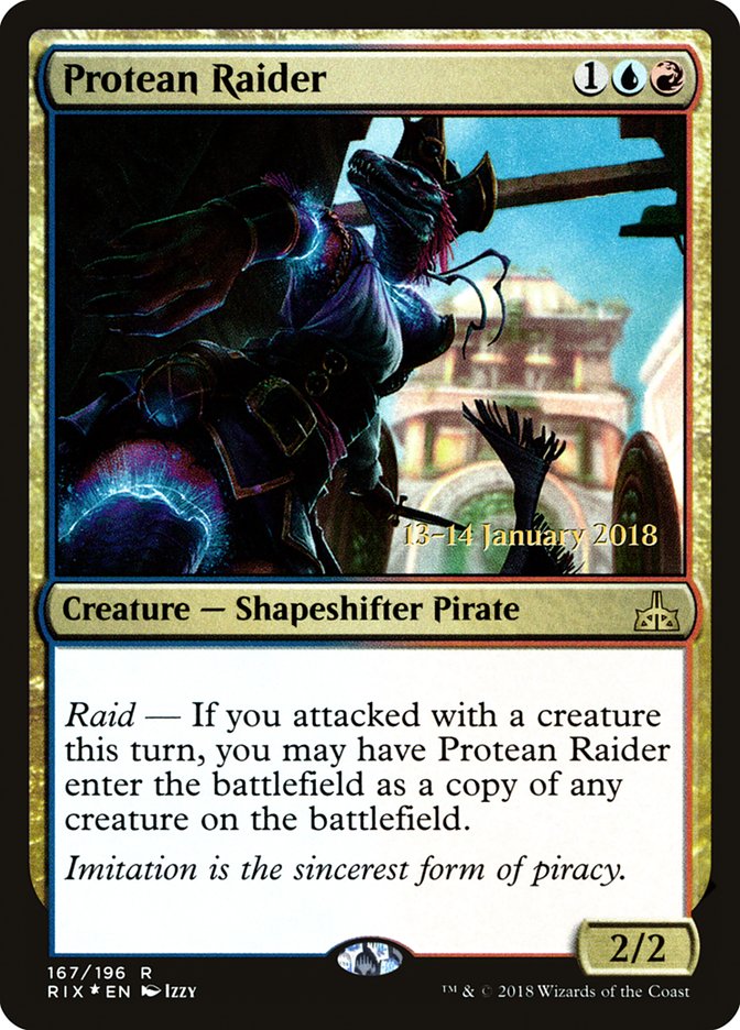 Protean Raider [Rivals of Ixalan Promos] | Good Games Adelaide SA