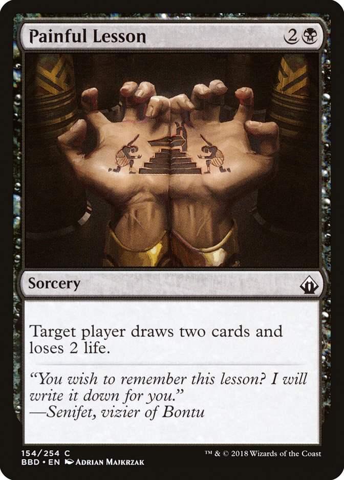 Painful Lesson 154 (Battlebond)  - Foil | Good Games Adelaide SA