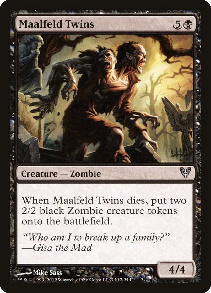 Maalfeld Twins 112 (Avacyn Restored)  - Foil | Good Games Adelaide SA