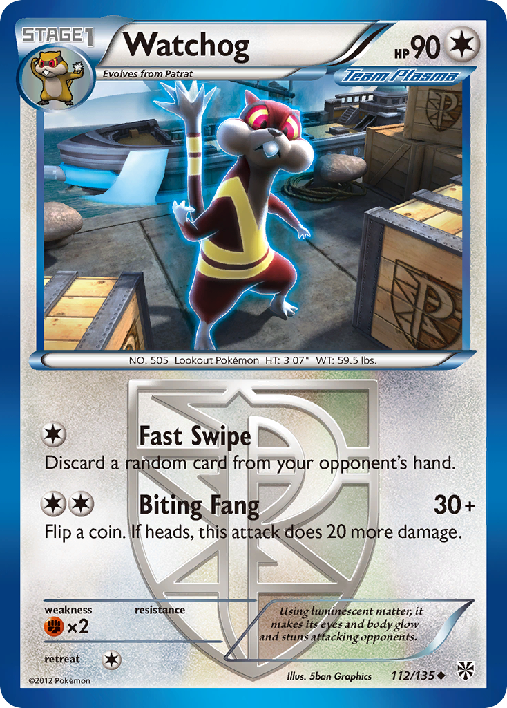 Watchog (112/135) [Black & White: Plasma Storm] | Good Games Adelaide SA