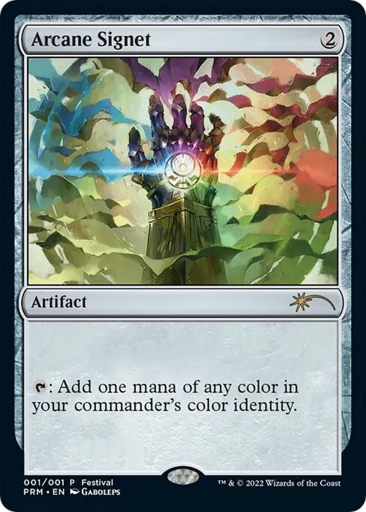Arcane Signet 1 (MagicFest Cards)  - Foil | Good Games Adelaide SA