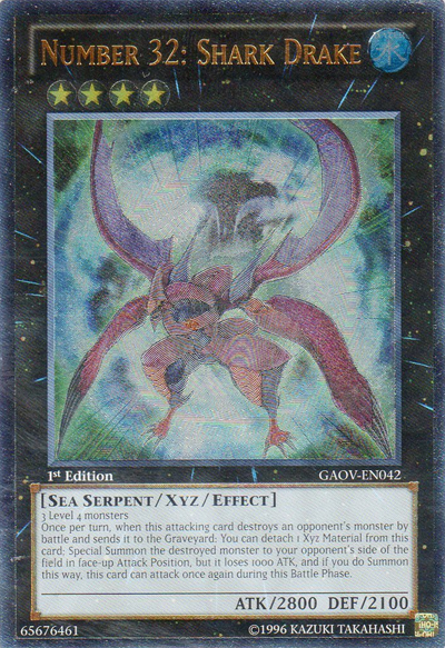 Number 32: Shark Drake [GAOV-EN042] Ultimate Rare | Good Games Adelaide SA