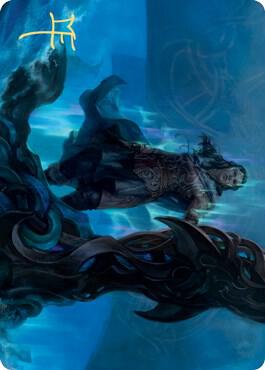 Cosima God of the Voyage Art Card Gold Stamped Signature 12 (Art Series: Kaldheim)  | Good Games Adelaide SA