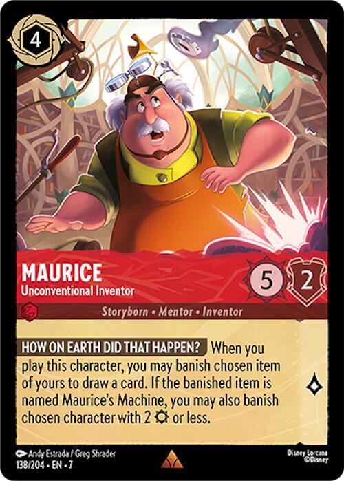 Maurice Unconventional Inventor 138/204 (Archazia's Island)  - Cold Foil | Good Games Adelaide SA