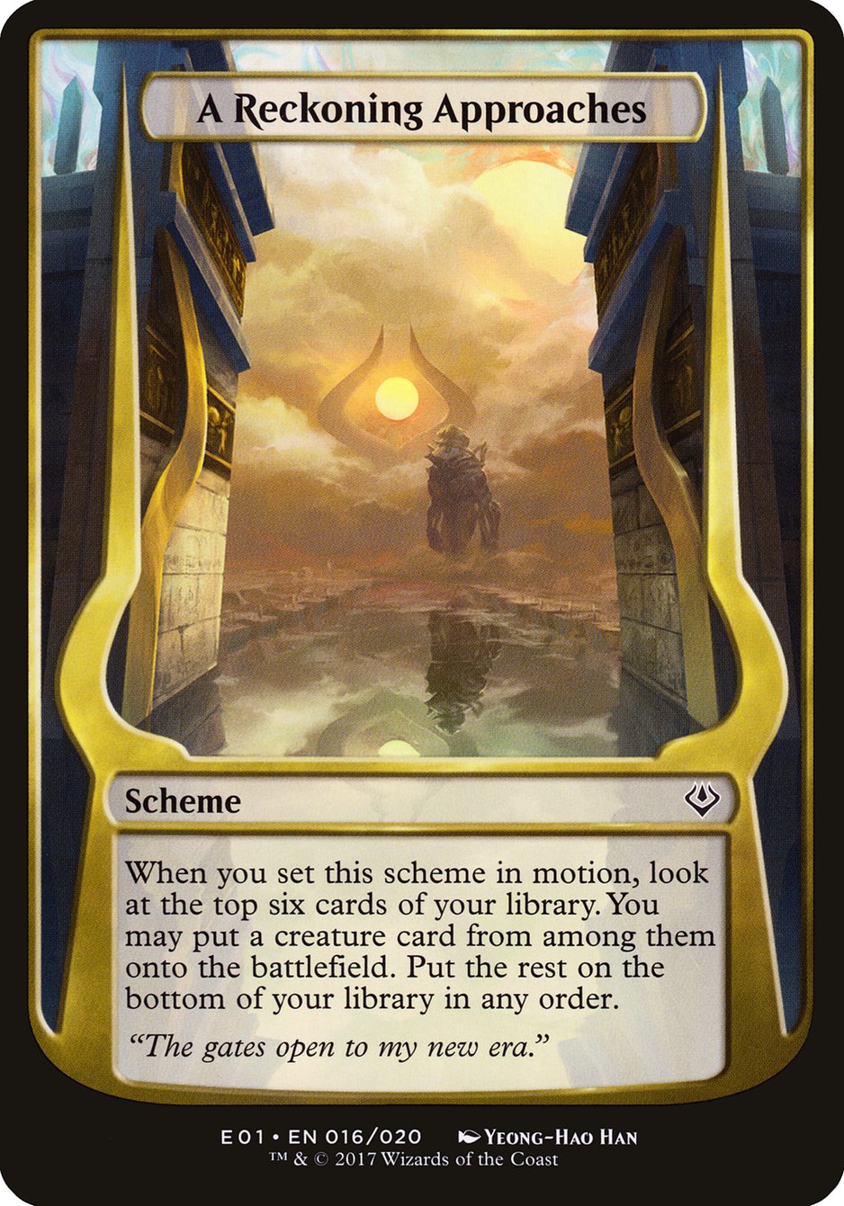 A Reckoning Approaches 16 (Oversize Cards)  | Good Games Adelaide SA