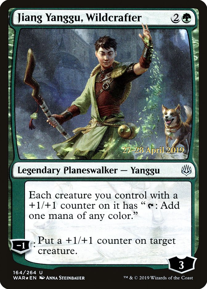 Jiang Yanggu, Wildcrafter  [War of the Spark Prerelease Promos] | Good Games Adelaide SA