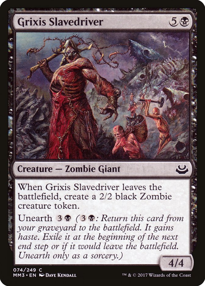 Grixis Slavedriver 74 (Modern Masters 2017)  - Foil | Good Games Adelaide SA