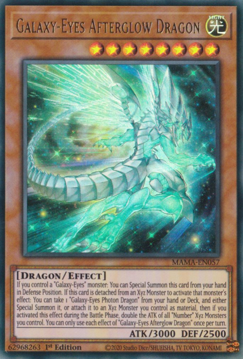 Galaxy-Eyes Afterglow Dragon [MAMA-EN057] Ultra Rare | Good Games Adelaide SA