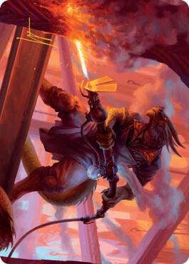 Plasma Jockey Art Card Gold Stamped Signature 19 (Art Series: Streets of New Capenna)  | Good Games Adelaide SA