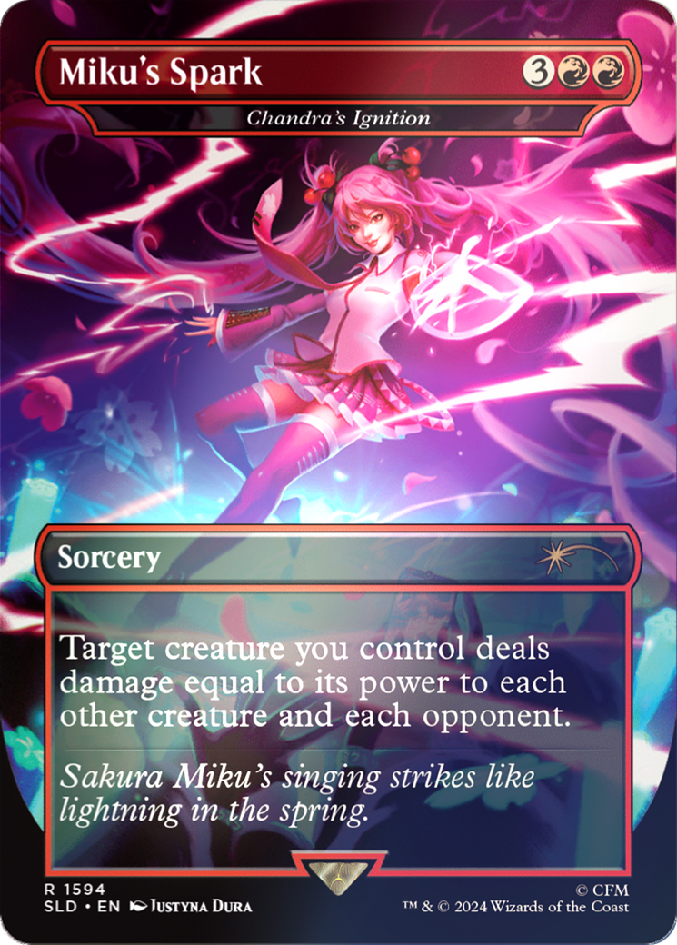 Miku's Spark - Chandra's Ignition (Rainbow Foil) [Secret Lair Drop Series] | Good Games Adelaide SA