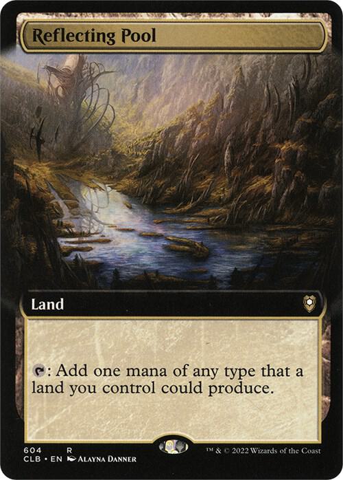 Reflecting Pool Extended Art 604 (Commander Legends: Battle for Baldur's Gate)  | Good Games Adelaide SA