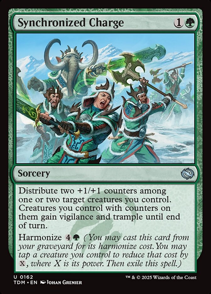 Synchronized Charge 162 (Tarkir: Dragonstorm)  | Good Games Adelaide SA