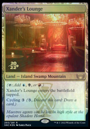 Xander's Lounge [Streets of New Capenna Prerelease Promos] | Good Games Adelaide SA