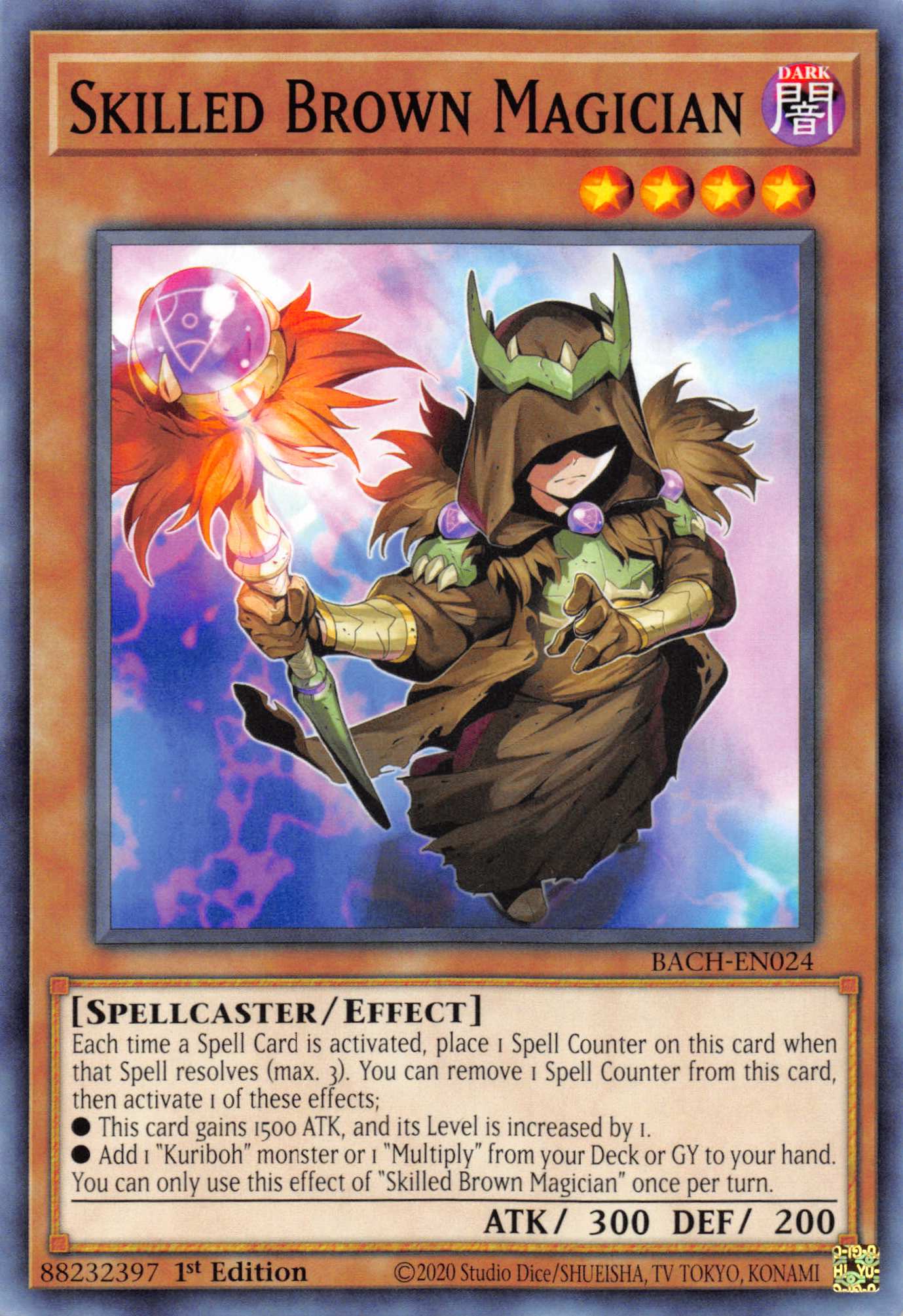 Skilled Brown Magician [BACH-EN024] Common | Good Games Adelaide SA